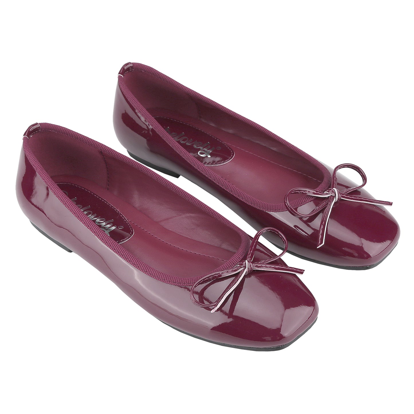 Mary Jane Flat Shoes for Women Non-Slip Ballet Flats with Bow Decoration, Comfortable Walking Shoes