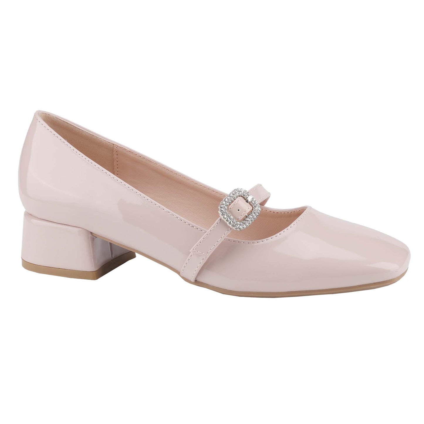 Women's square-toe heels, block heels for comfortable and soft Mary Janes, and mid-heel women's shoes for retro elegance