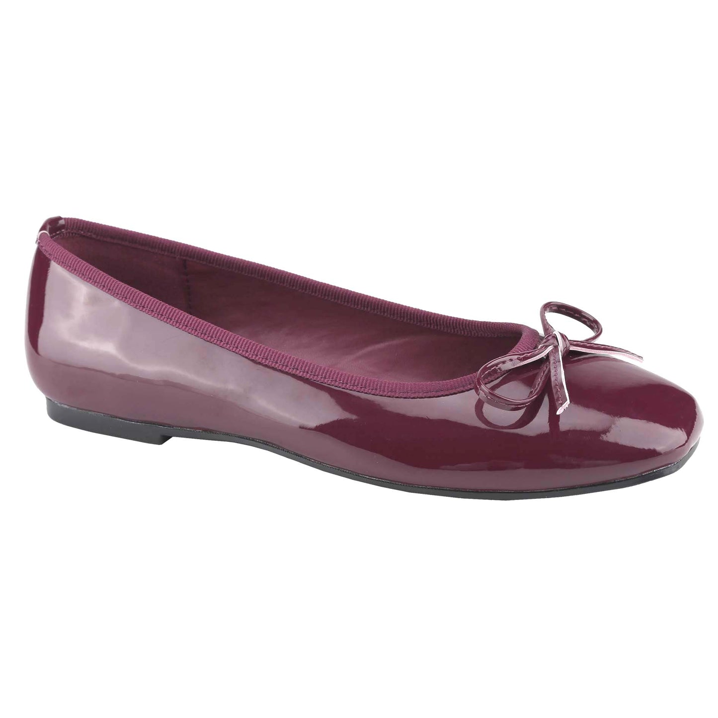 Mary Jane Flat Shoes for Women Non-Slip Ballet Flats with Bow Decoration, Comfortable Walking Shoes