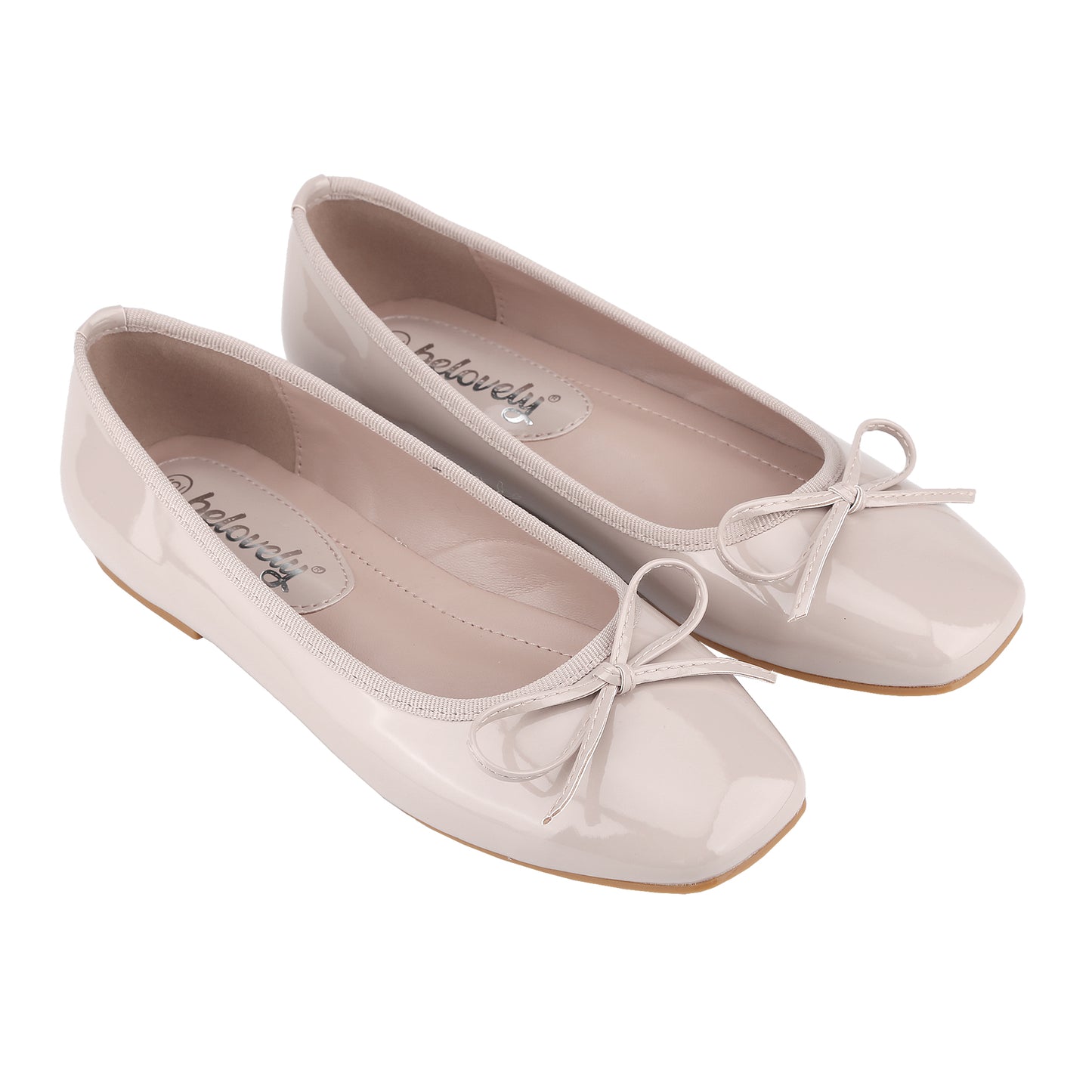 Mary Jane Flat Shoes for Women Non-Slip Ballet Flats with Bow Decoration, Comfortable Walking Shoes