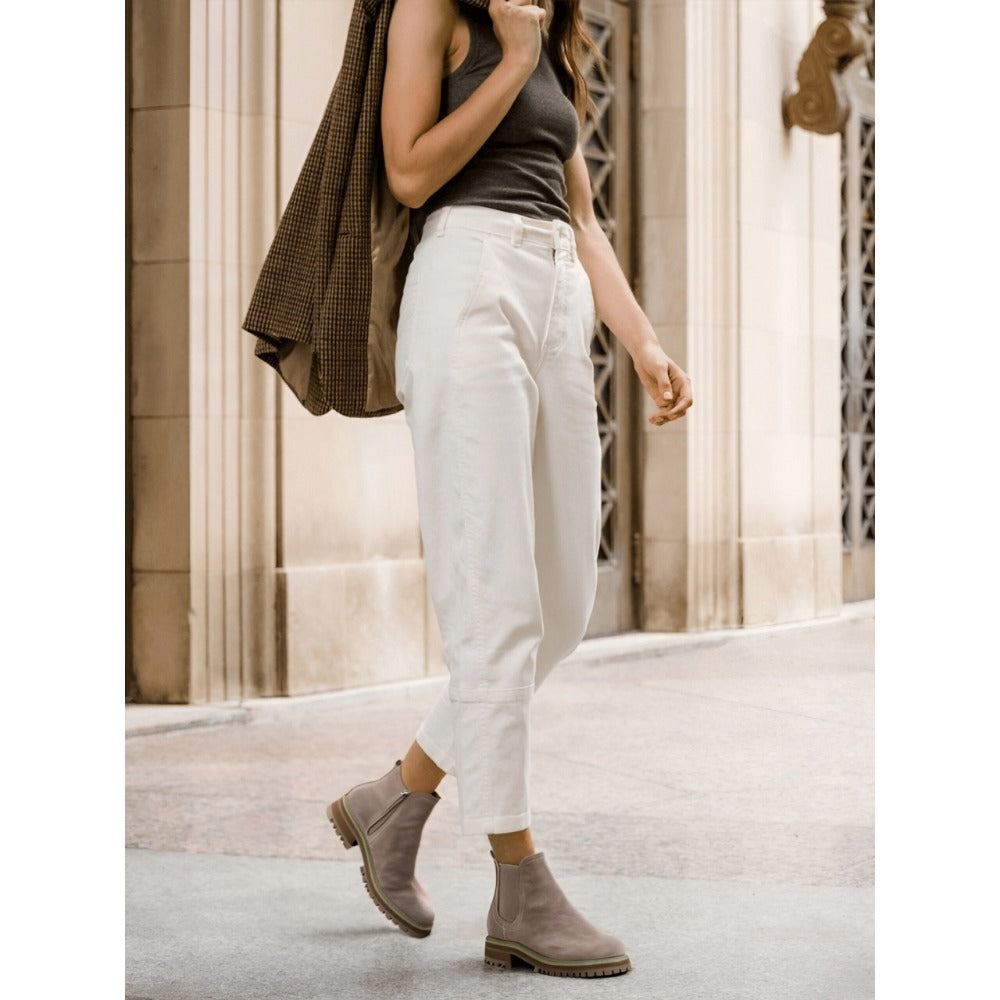 Chic Women's Western Slip-On Ankle Boots with Almond Round Toe and Low Heel