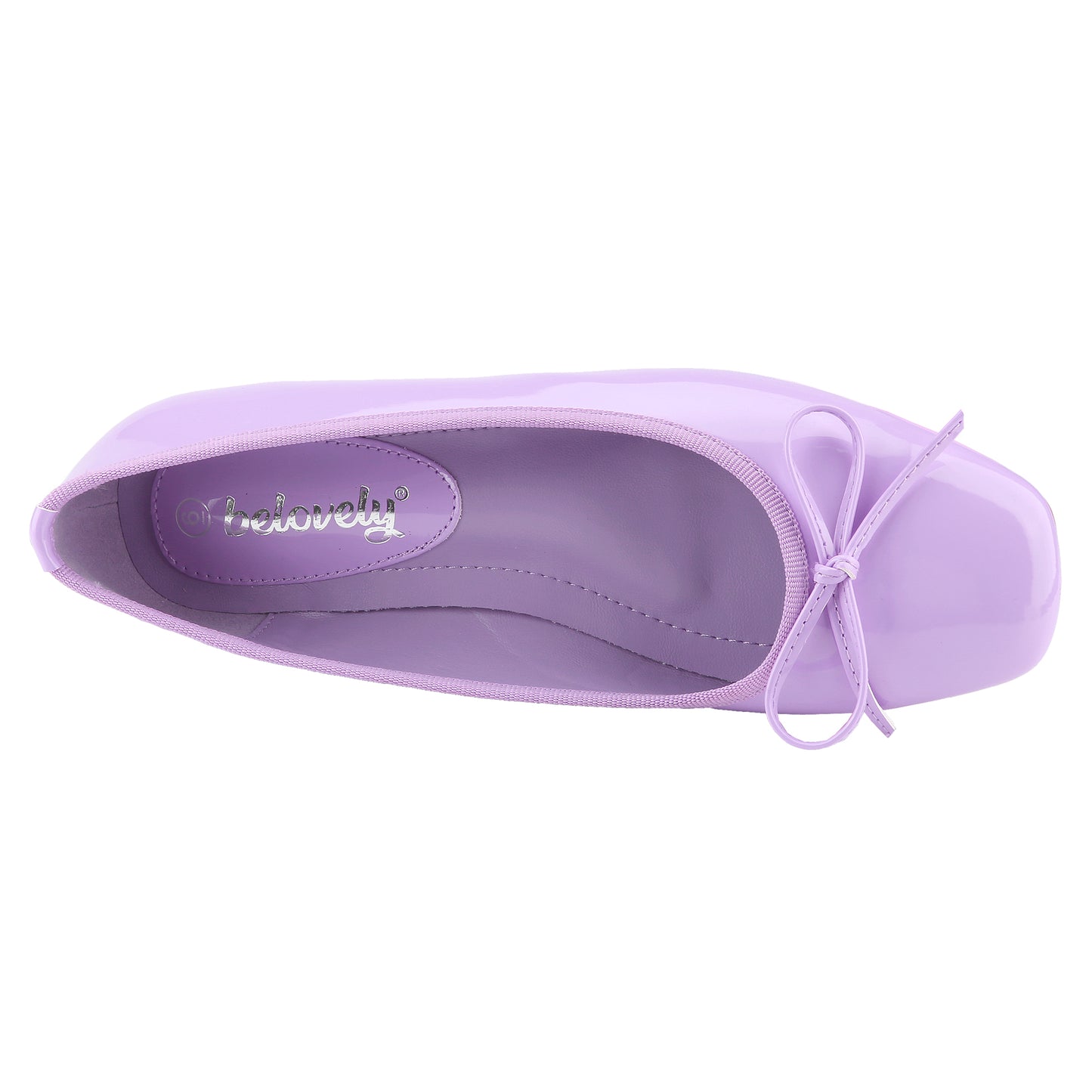 Mary Jane Flat Shoes for Women Non-Slip Ballet Flats with Bow Decoration, Comfortable Walking Shoes
