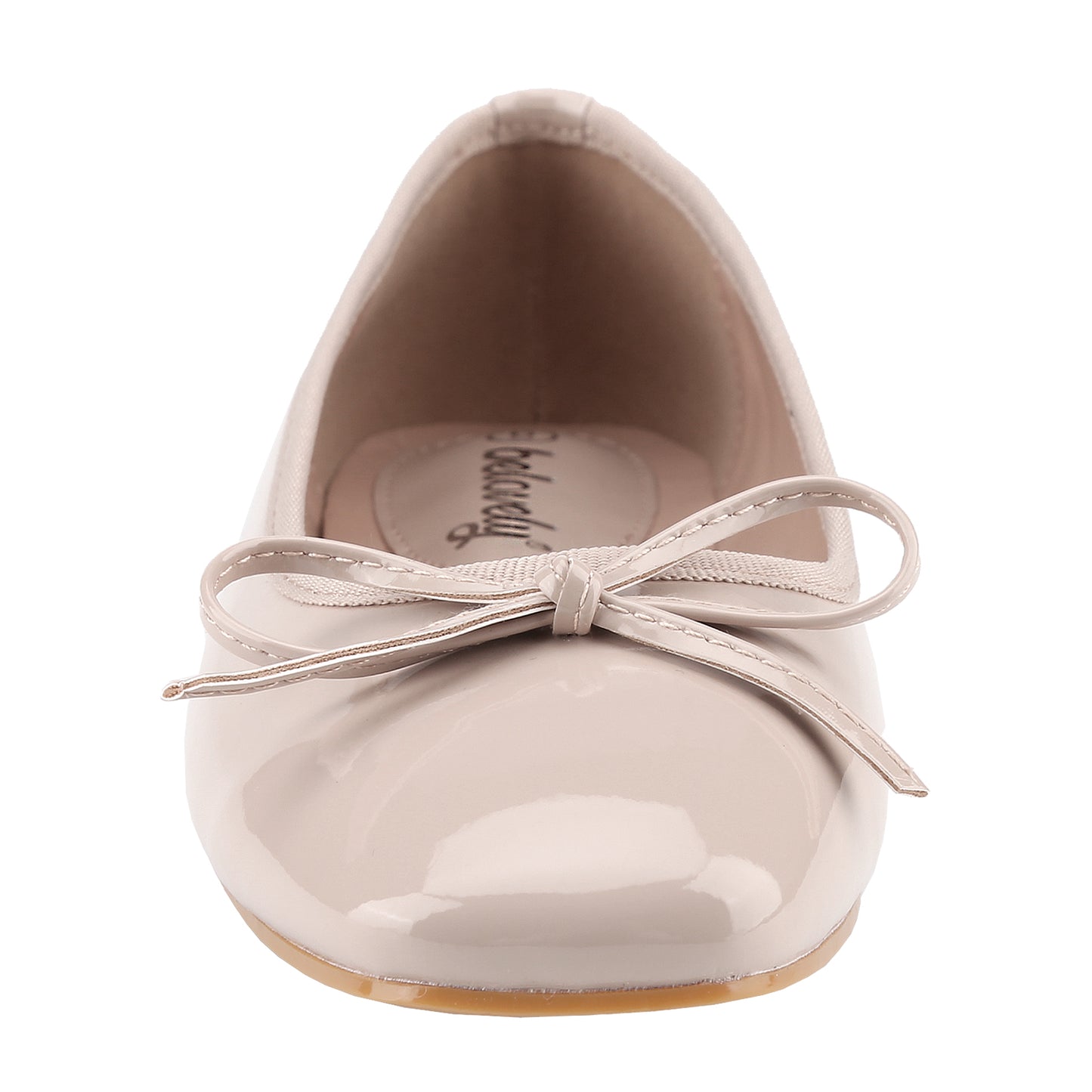 Mary Jane Flat Shoes for Women Non-Slip Ballet Flats with Bow Decoration, Comfortable Walking Shoes