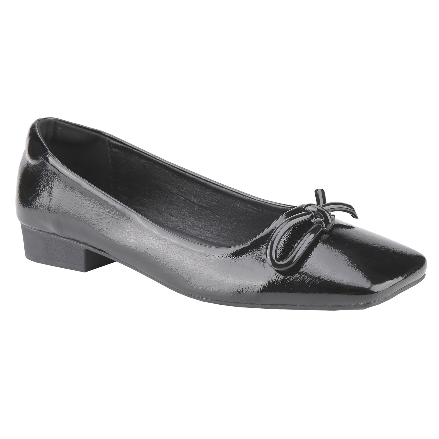 Stylish Women's Soft Leather Square Toe Slip-On Ballet Flats Comfortable Casual Shoes