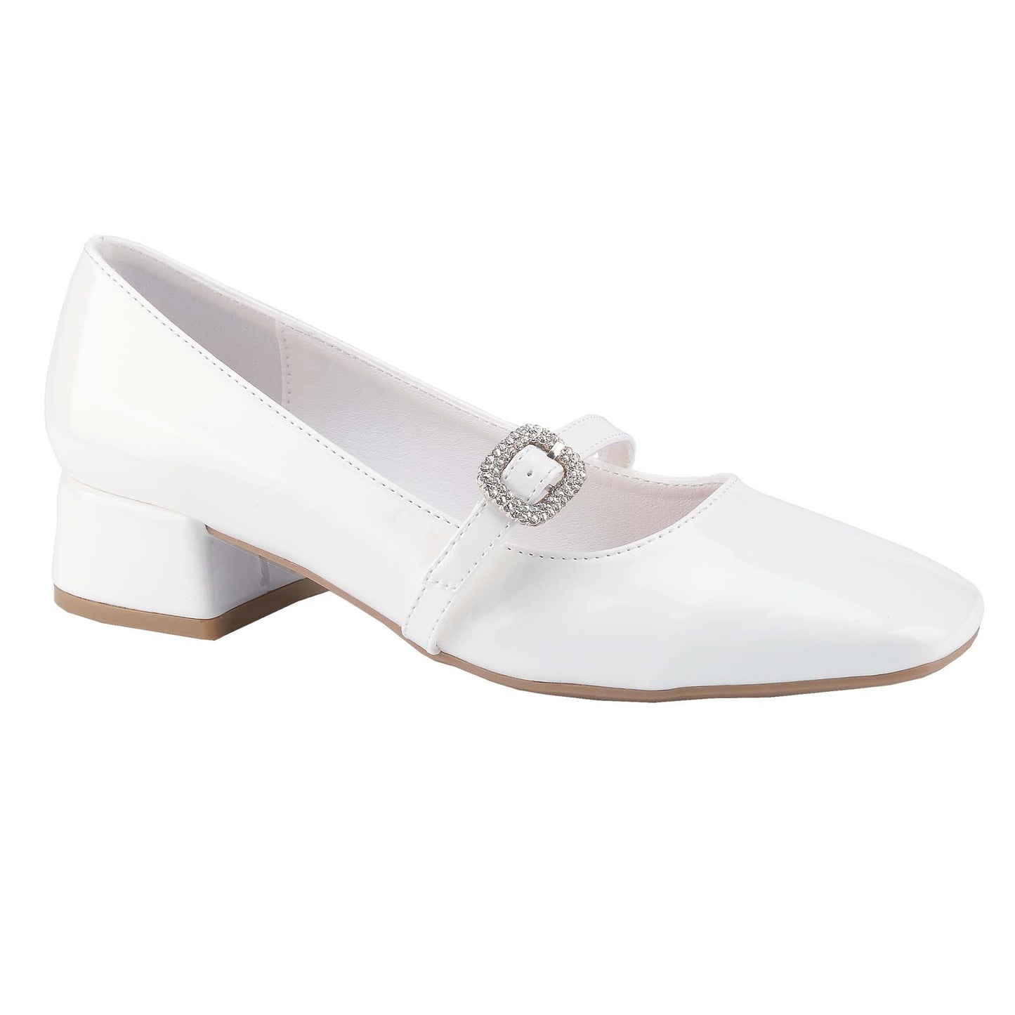 Women's square-toe heels, block heels for comfortable and soft Mary Janes, and mid-heel women's shoes for retro elegance