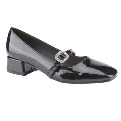 Women's square-toe heels, block heels for comfortable and soft Mary Janes, and mid-heel women's shoes for retro elegance