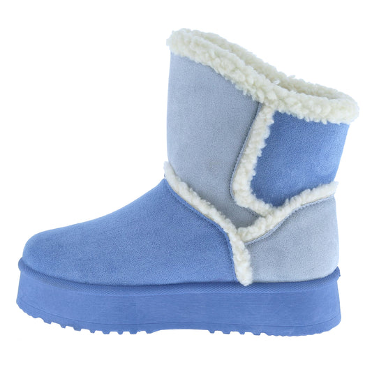 Women's Warm Winter Ankle Boots: Cozy Platform Snow Boots with Thick Soles