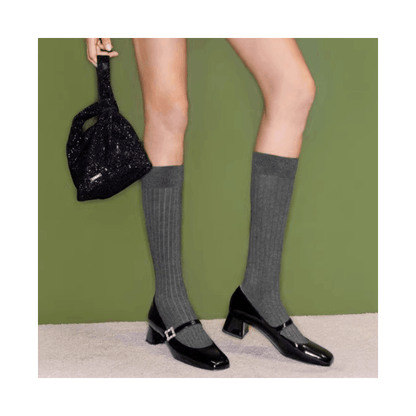 Women's square-toe heels, block heels for comfortable and soft Mary Janes, and mid-heel women's shoes for retro elegance