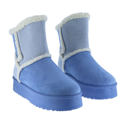 Women's Warm Winter Ankle Boots: Cozy Platform Snow Boots with Thick Soles
